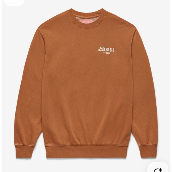 The Toast Camel Crewneck Sweatshirt - Picture 1 of 1